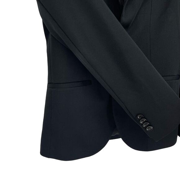 Zara Black Suit Jacket Blazer Women's Size Small - Picture 9 of 10